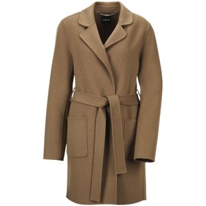 MADELEINE Tussenmantel  donkerbeige