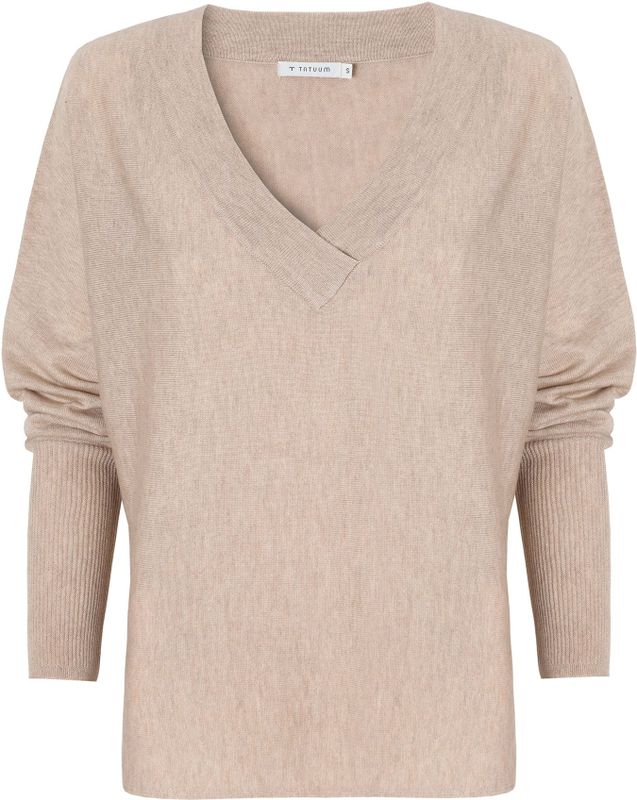 Tatuum - Ponno - Damestrui - V-hals - Gebreid - Zacht Wol en Kasjmier