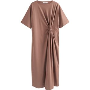 Next Jurk  chocoladebruin