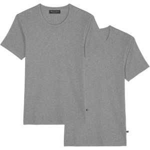 Marc O'Polo Shirt 'Iconic Rib'  grijs gemêleerd