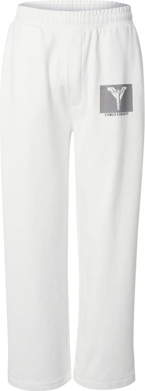 Carlo Colucci Broek  antraciet / offwhite