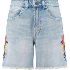 Shiwi Jeans 'Chris'  lichtblauw / groen / oranje / lichtroze