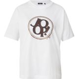 JOOP! Shirt 'Tashi'  bruin / lichtbruin / wit