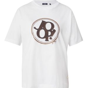 JOOP! Shirt 'Tashi'  bruin / lichtbruin / wit