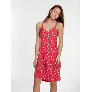 VIVID Zomerjurk  purper / wit