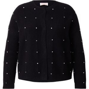 Persona by Marina Rinaldi Gebreid vest 'ROBBY'  zwart