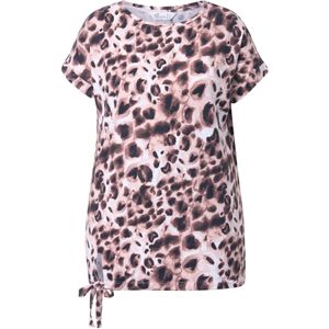 MIAMODA Shirt  lichtbruin / taupe / wit