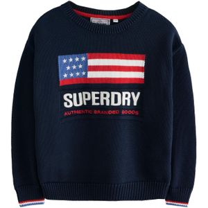 Superdry Trui  marine / rood / wit