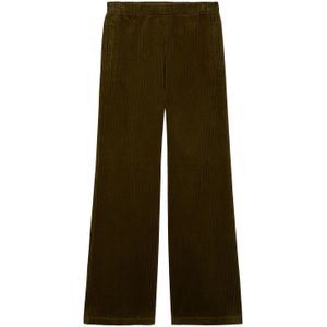 Marc O'Polo - Ribbroek - Donkergroen - Corduroy - Wide Leg - Mid Waist