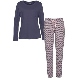 Vivance - Dreams - Pyjama - Donkerblauw - Gedessineerd - 2-delig