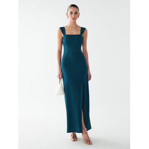 BWLDR Jurk 'Holly'  donkergroen