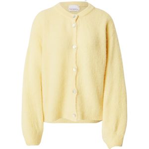 Noella Gebreid vest 'Kae'  pasteelgeel