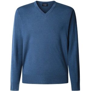Hackett London Trui  blauw denim