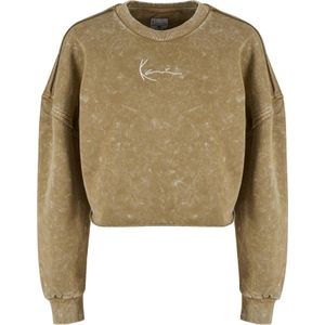 Karl Kani Sweatshirt  olijfgroen / wit