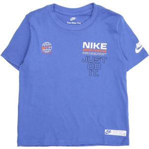 Nike Sportswear Shirt  royal blue/koningsblauw / lichtoranje / zwart / wit