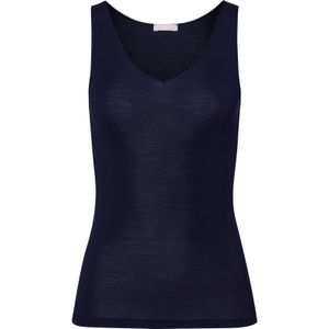 Hanro Top ' Woolen Silk '  nachtblauw