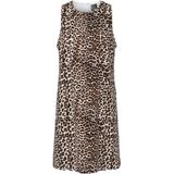 PIECES - PCJosella - Jurk - Karamel / Zwart / Wit - Dierenprint