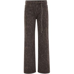 WE Fashion Jeans  lichtbruin / donkerbruin