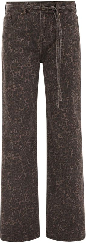 WE Fashion Jeans  lichtbruin / donkerbruin