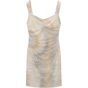 Pull&Bear Zomerjurk  beige / sand / hemelsblauw / aardetinten