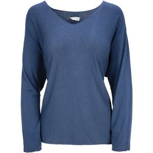 Seasons of April Shirt 'Maya'  donkerblauw