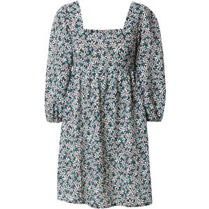 Dorothy Perkins Jurk 'Daisy'  aqua / donkergroen / wit