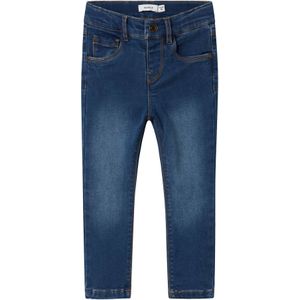 NAME IT - NMFSALLI - Jeans - Jeansblauw - Slim Fit - Gevoerd met Fleece