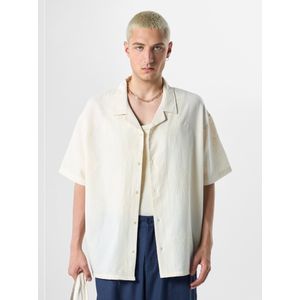 VAMOS CLO Overhemd  wit / offwhite