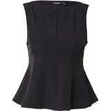 Pcjossa - Peplum Top - Boothals - Mouwloos - Regular-fit
