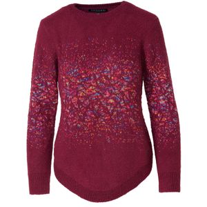 KOROSHI Trui  blauw / geel / wijnrood