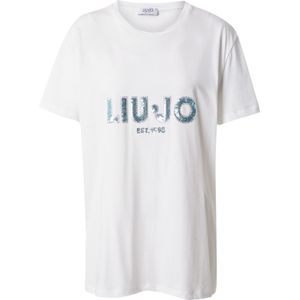 Liu Jo Shirt 'MODA'  turquoise / wit
