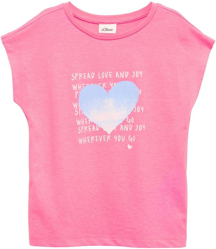 s.Oliver Shirt  blauw / pink / wit