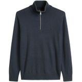 Marc O'Polo - Trui - Marine - Knitwear - Halve Rits