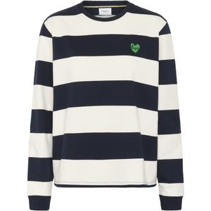 SAINT TROPEZ - MajsaSZ - Sweatshirt - Nachtblauw - Gestreept