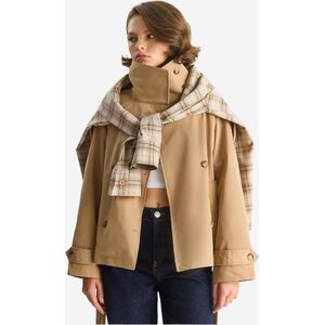 Bianco Lucci Tussenmantel  lichtbruin