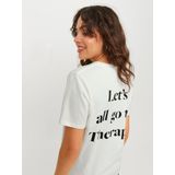 Shirt - JXNaomi - Jersey - Ronde Hals - Normale Pasvorm - Kwartmouw