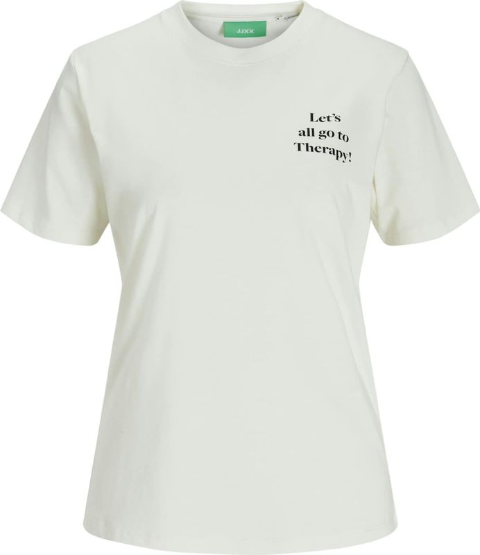 Shirt - JXNaomi - Jersey - Ronde Hals - Normale Pasvorm - Kwartmouw