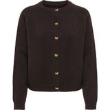 ONLY Gebreid vest 'ONLHONEY'  ombergrijs