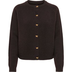 ONLY Gebreid vest 'ONLHONEY'  ombergrijs