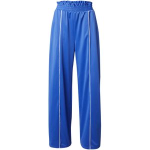 Monki Broek  royal blue/koningsblauw / wit