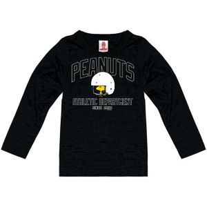 LOGOSHIRT Shirt 'Peanuts – Woodstock'  zwart / wit