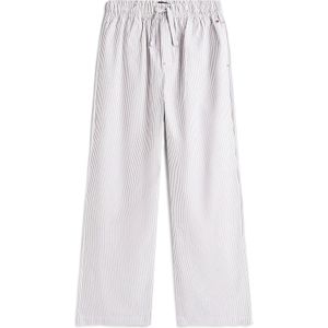 TOMMY HILFIGER Pyjamabroek  lichtgrijs / wit