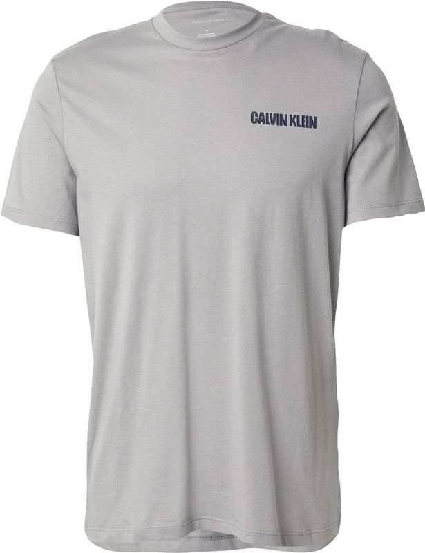 Calvin Klein - T-shirt - Navy/Grijs - Ronde Hals - Kwartmouw