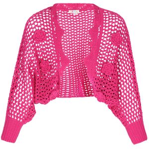 IZIA Gebreid vest  fuchsia