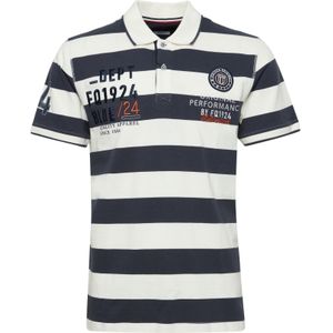 FQ1924 Shirt 'Fqharald'  donkerblauw / gemengde kleuren / wit