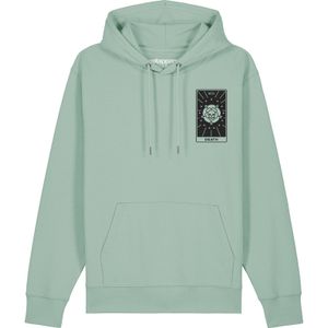 Watapparel Sweatshirt ' Tarot Death '  mintgroen / zwart