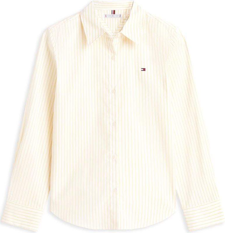 TOMMY HILFIGER Blouse 'Ess'  pasteelgeel / lichtgeel