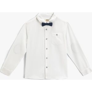 Koton Overhemd  donkerblauw / wit