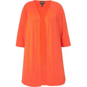 Ulla Popken Gebreid vest  oranje