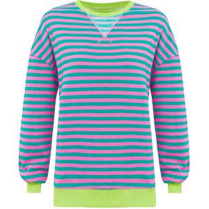 Imily Bela Sweatshirt  neongroen / donkergroen / pink
